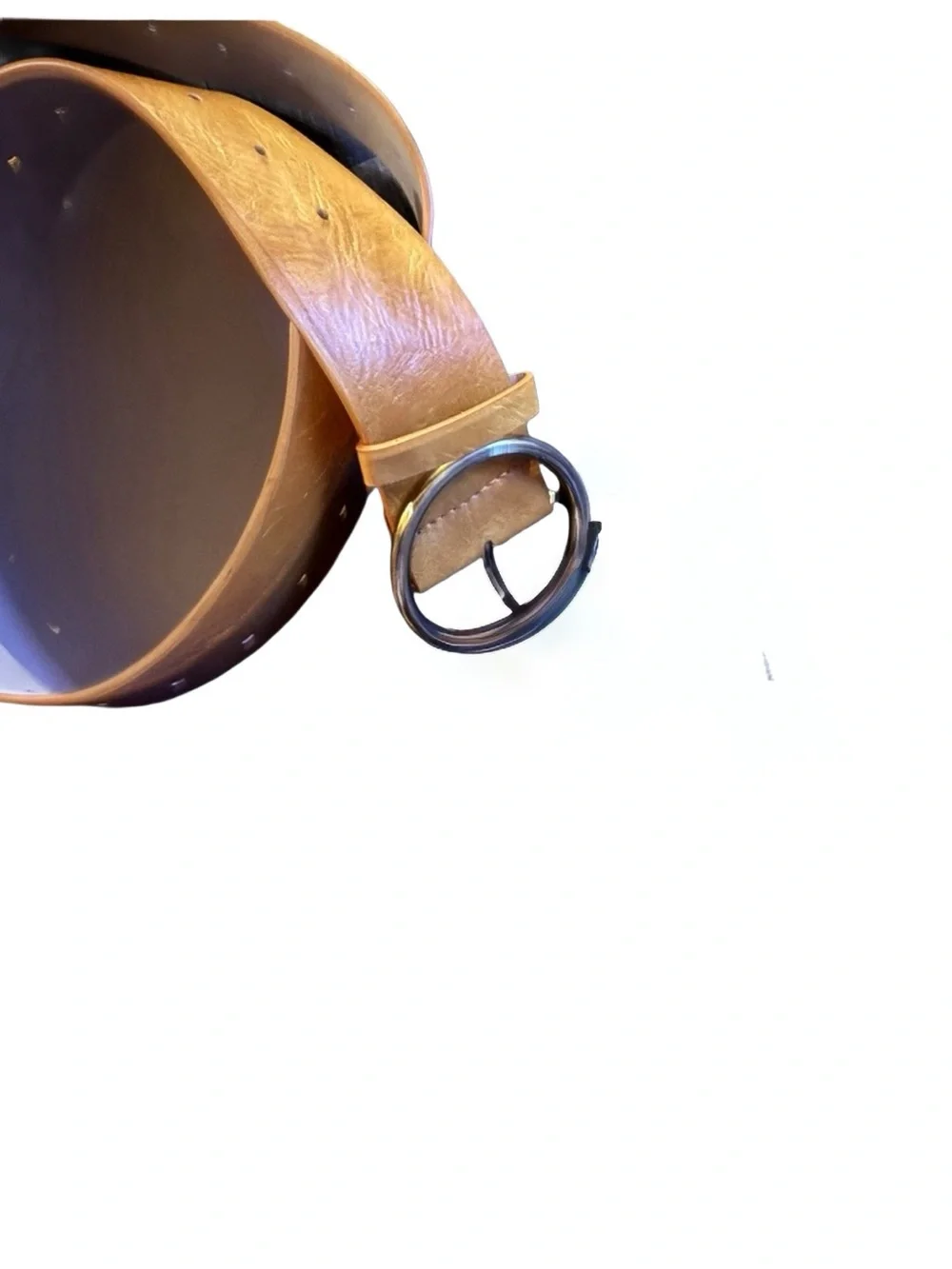 INC International Concepts Classic 2” Wide Belt - SIZE M/L NWOT